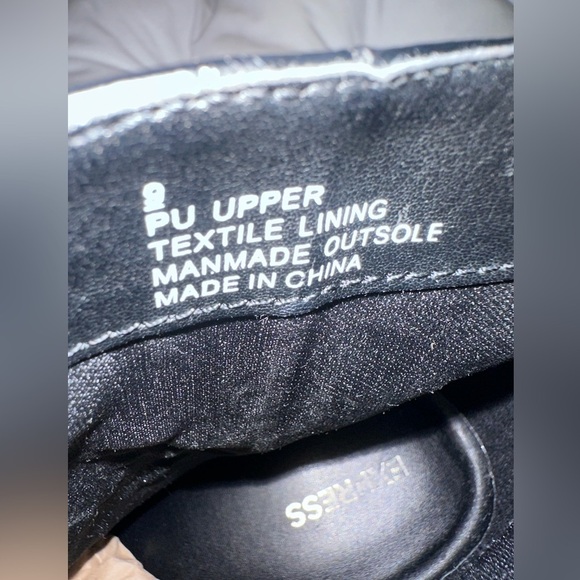 Women’s Express croc ankle boots in Black, size 9 - Picture 4 of 8